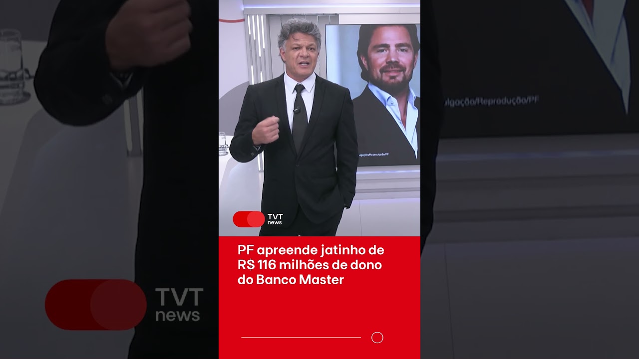 PF apreende jatinho de R$ 116 milh&otilde;es de dono do Banco Master