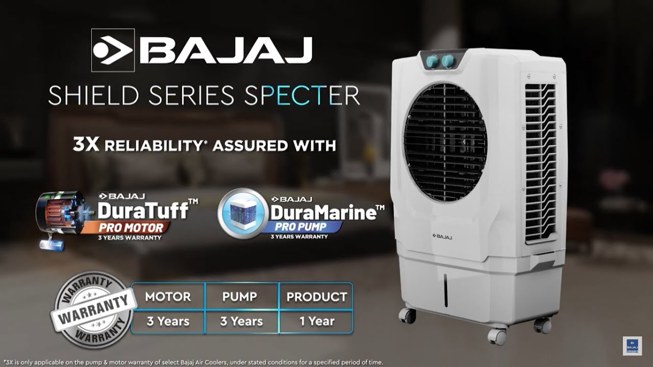 Bajaj Shield Series Specter Air Cooler l Bajaj Electricals