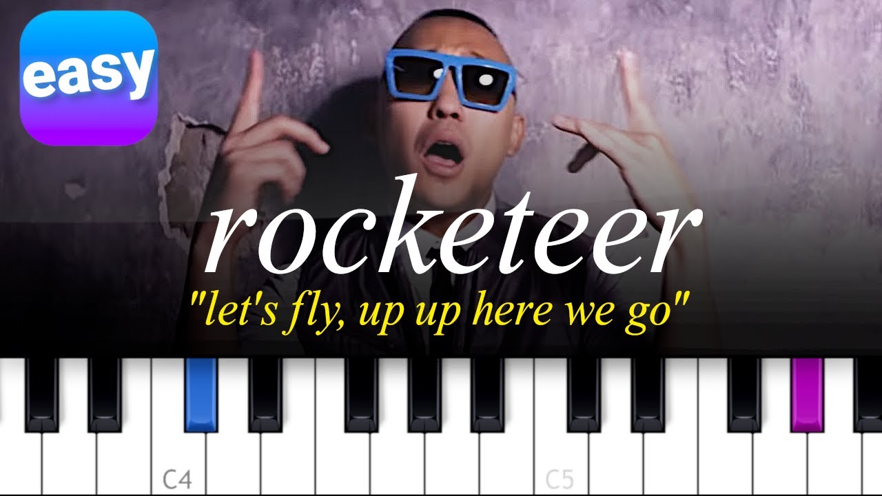 Far East Movement, Ryan Tedder - Rocketeer | EASY PIANO TUTORIAL