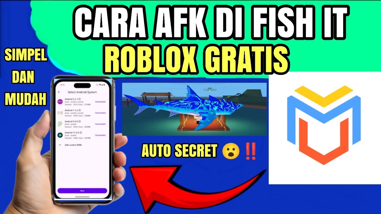 Terbaru ‼️ Cara Afk Di Fish It Roblox | Virtual Master Fish It 