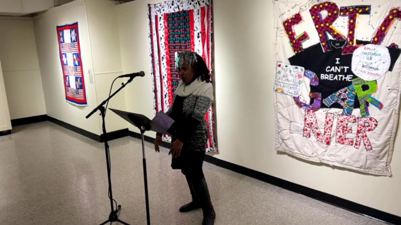 "100-Word Stories on Stitching Time: The Social Justice Collaboration Quilts Project" Reading