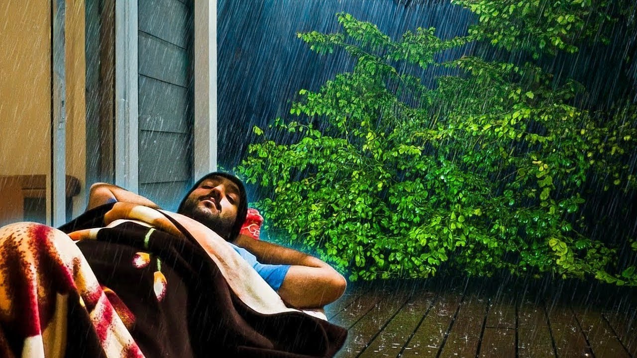 Sleeping Under Rain in a Quiet Village | @AmiriTrails