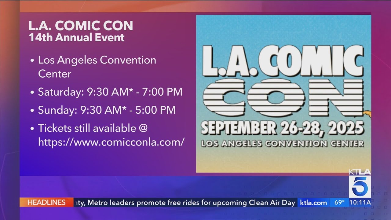 L.A. Comic Con is back!  