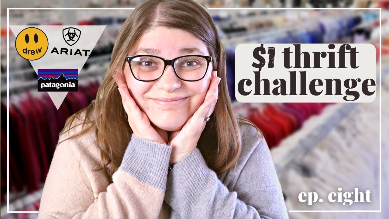 THIS T-SHIRT IS WORTH $$$! | Thrift With Me | $1 Thrift Challenge Ep. 8