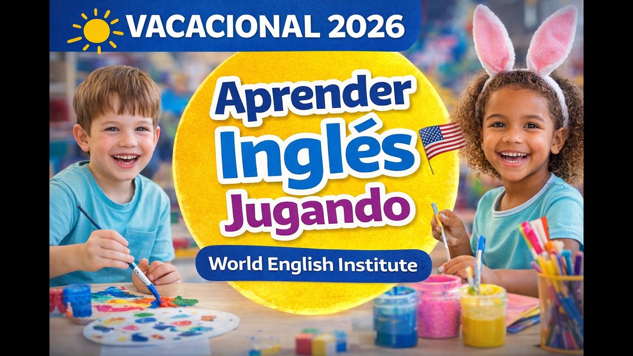 Vacacional 2026 | Niños aprendiendo inglés con juegos, música y creatividad – WEI