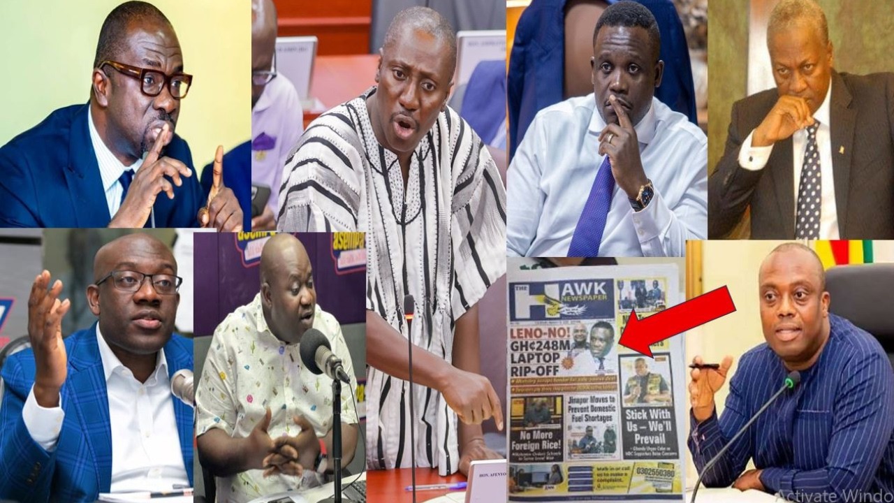 BREAK: Minority Shakes Mahama As Sam George Cåught In ¢248 Million Laptop Scandal In...