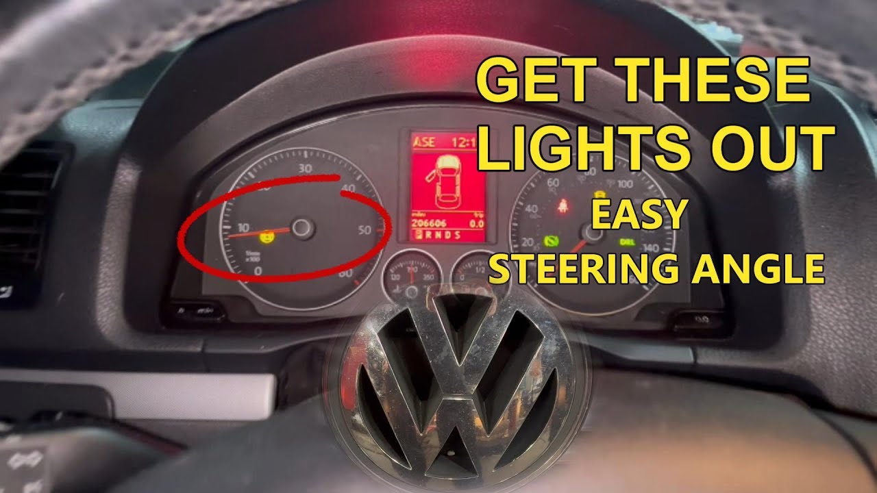 Steering Angle how to Reset for Traction Control on a VolksWagon Jetta TDI