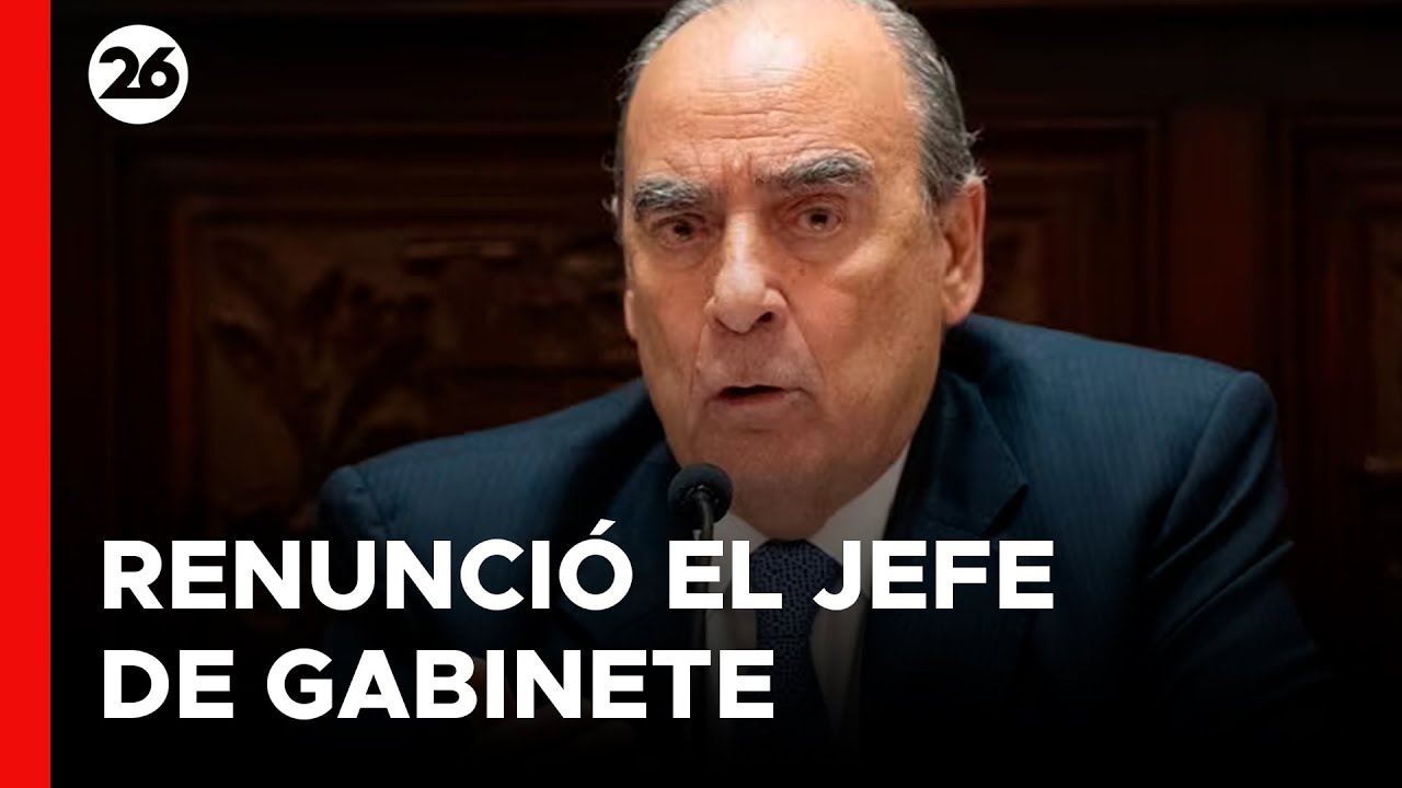 🚨 ARGENTINA | Renunció Guillermo Francos y Manuel Adorni es el nuevo Jefe de Gabinete