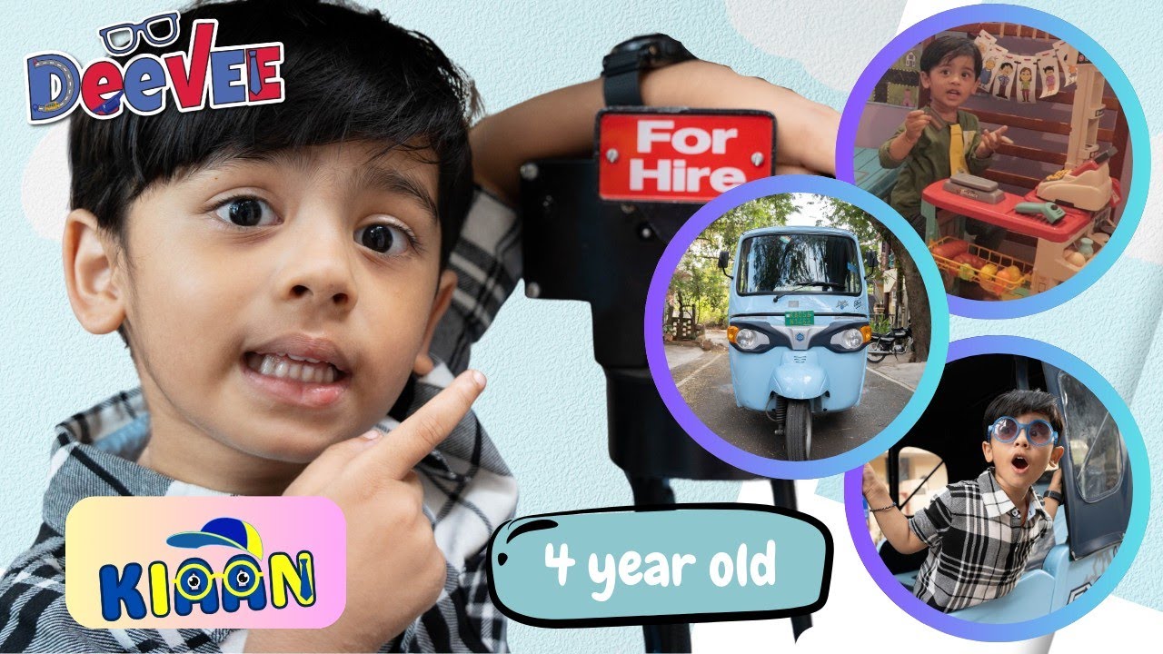 Best of Kiaan learns with pretend play & fun Along with Deevee & AJAY | Educational videos for kids