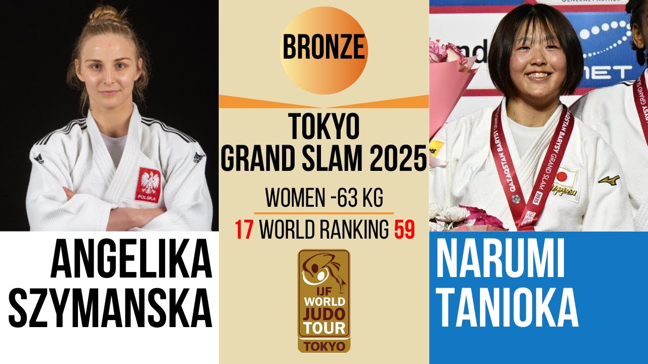 Angelika SZYMANSKA VS Narumi TANIOKA | TOKYO Grand Slam 2025 | BRONZE -63 kg