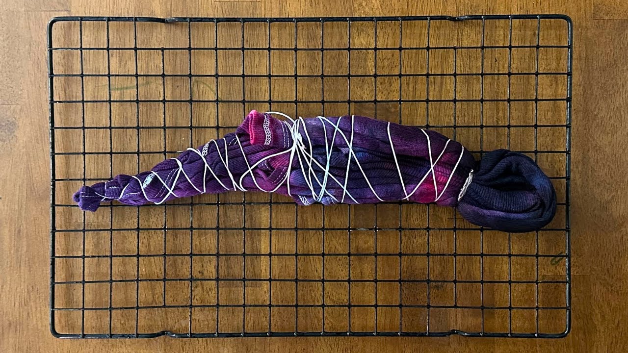 Tie-Dye Tutorial / Incline Ice Dye Heart / Incline Ice Dye Technique Tutoral