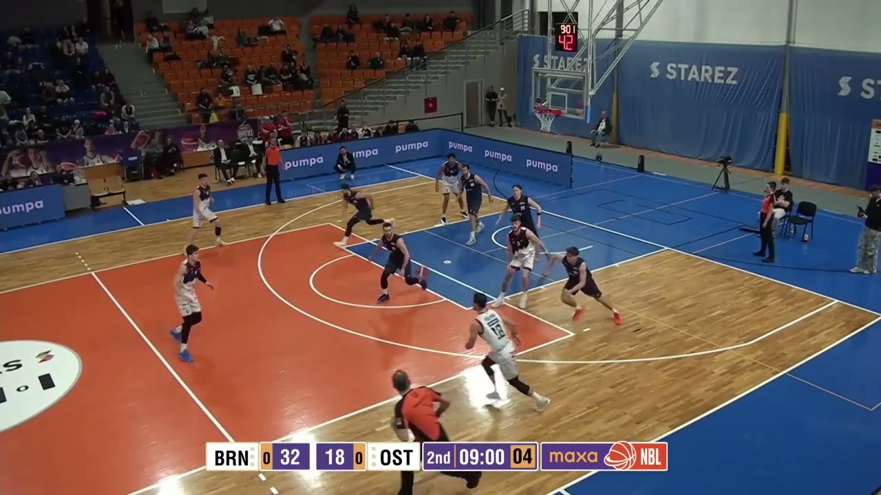 Highlights: PUMPA Basket Brno vs NH Ostrava | 17/02/2026 for KooperativaNBL tournament.