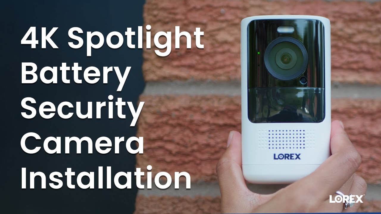 Easy Install for the 4K Spotlight Battery Camera (F861ASD) | Indoor & Outdoor Setup