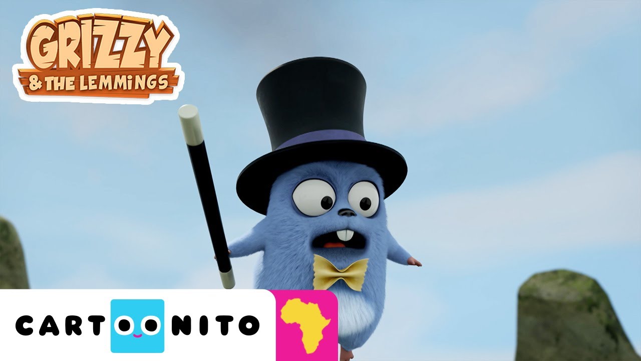 Magic Show + Jelly Fight | Grizzy and the Lemmings | Cartoonito Africa