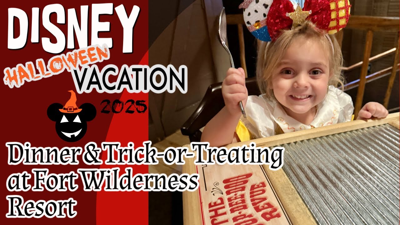 Хэллоуин в Диснейленде: ужин в Hoop-Dee-Doo Revue и сбор сладостей в Fort Wilderness Resort.