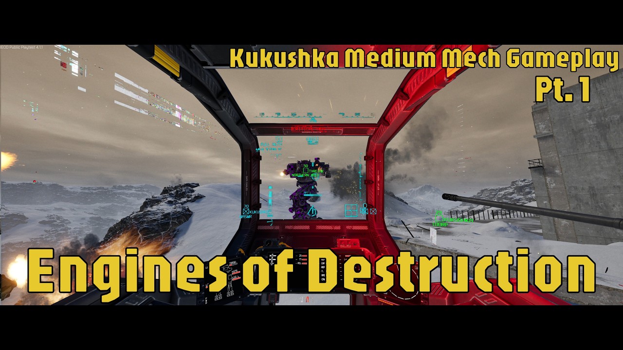 The Ultimate Mech Simulator | Engines of Destruction | Kukushka Medium Mech