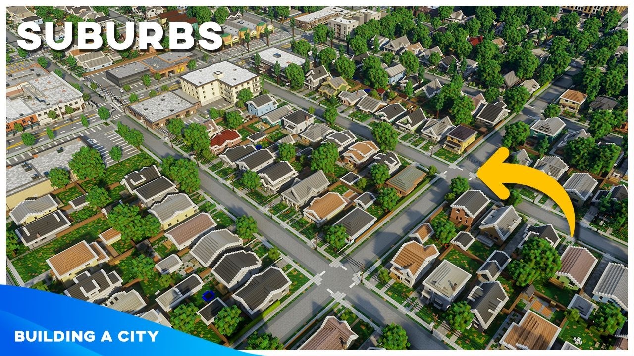 Big Suburbs Expansion! - Building A City #156 [Minecraft Timelapse]