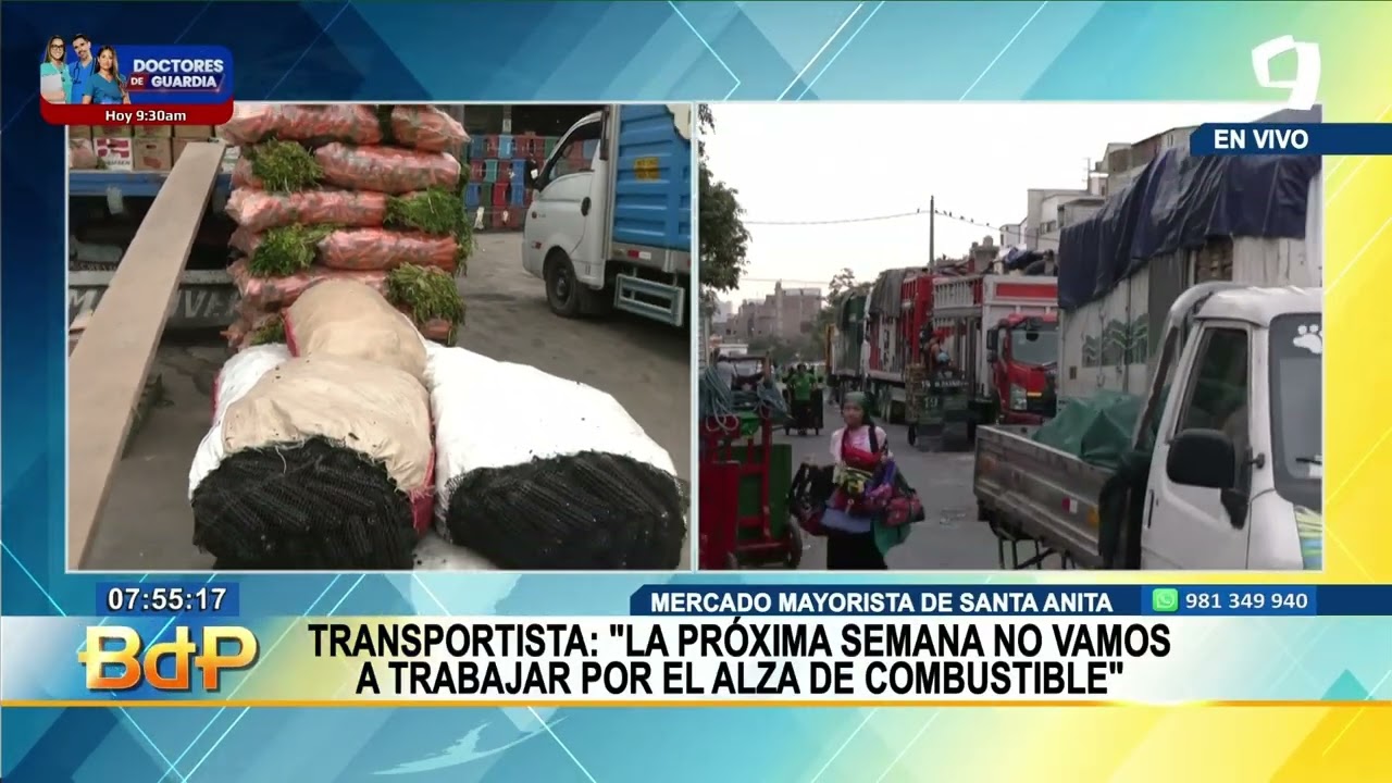 BDP EN VIVO Paro de transportistas de carga no se siente en Lima, pero si en provincias