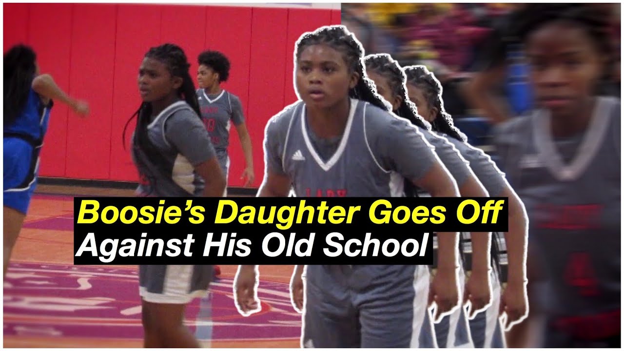 Boosie daughter can hoop....Goes off against his old high school!!!
