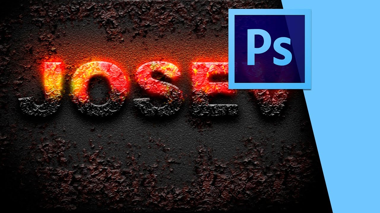 Efecto: Texto Magma | Adobe Photoshop CS6