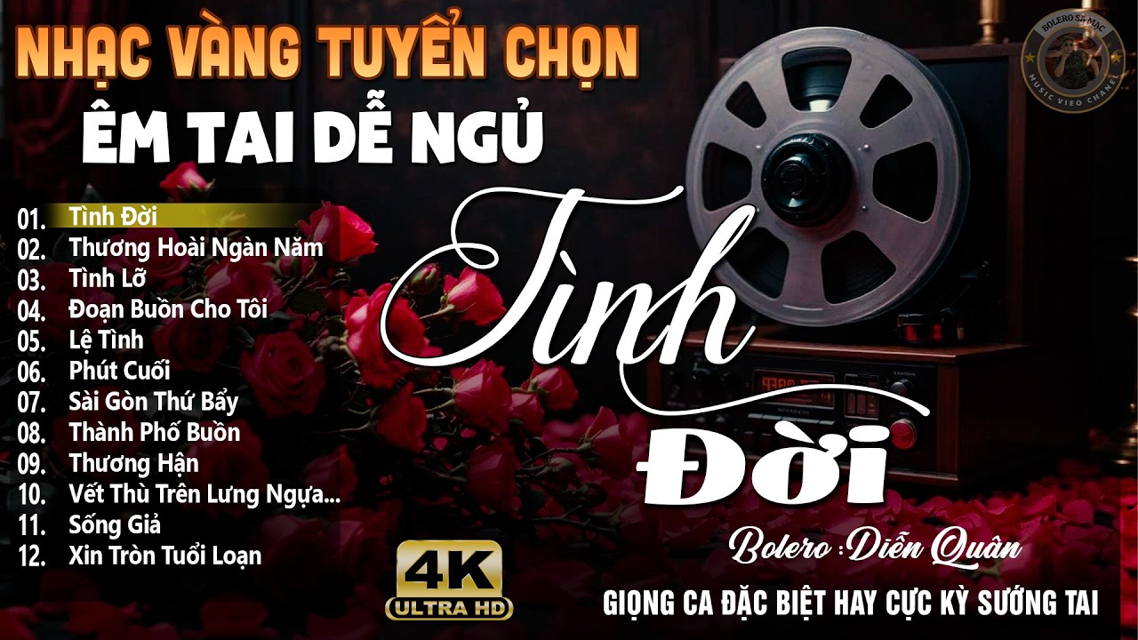 Tình Đời ➤ Lk Nhạc Vàng Xưa DIỄN QUÂN Cực Êm Tai | Ca Nhạc Trữ Tình Bolero Hay Nhất Hiện Nay