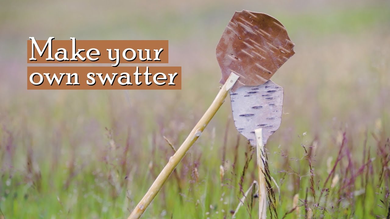 Ytste Skotet - Birch Bark Fly Swatter - DIY