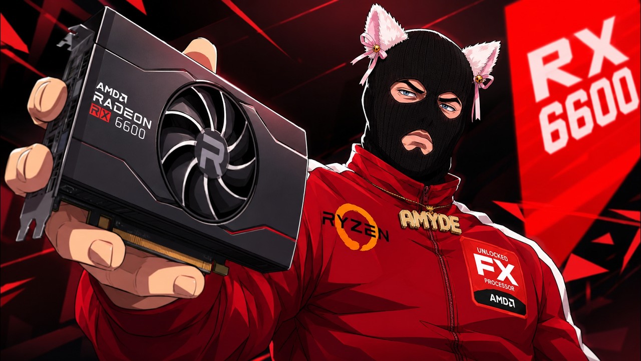ПРОТЕСТИРОВАЛ RX 6600 В 2026 ГОДУ И АХУ... тест-сравнение RTX 3050 vs RX 6600 vs ARC b570 в 2026