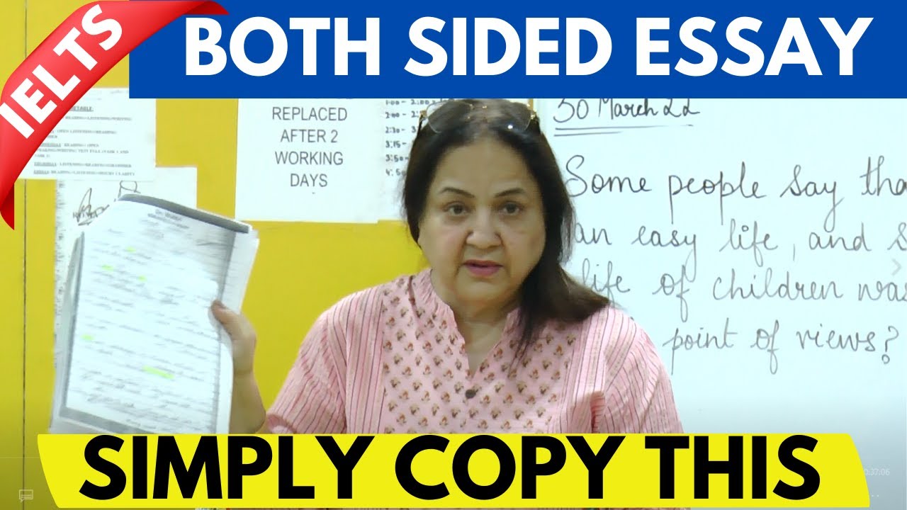 BOTH Side essay- simply copy this | Important Lecture by Dr Roma