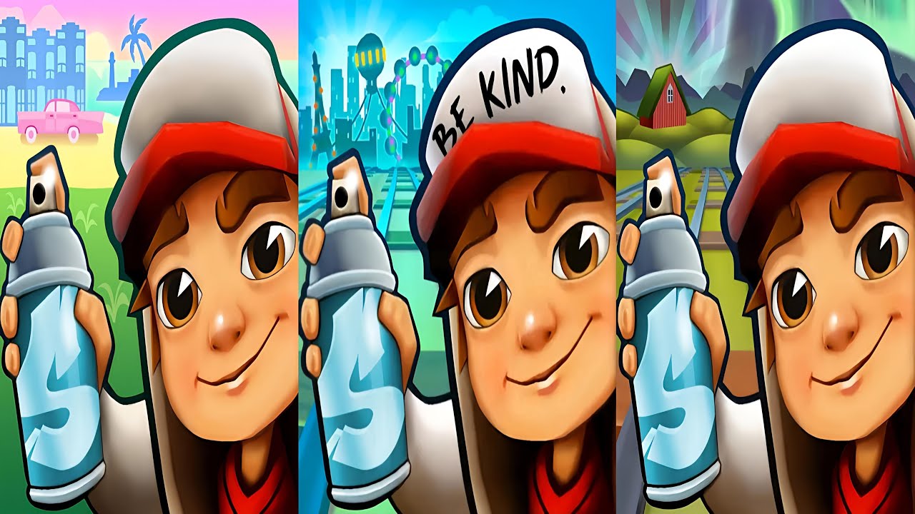 Subway Surfers : Havana 2018 🆚 Las Vegas 2021 🆚 Iceland 2024