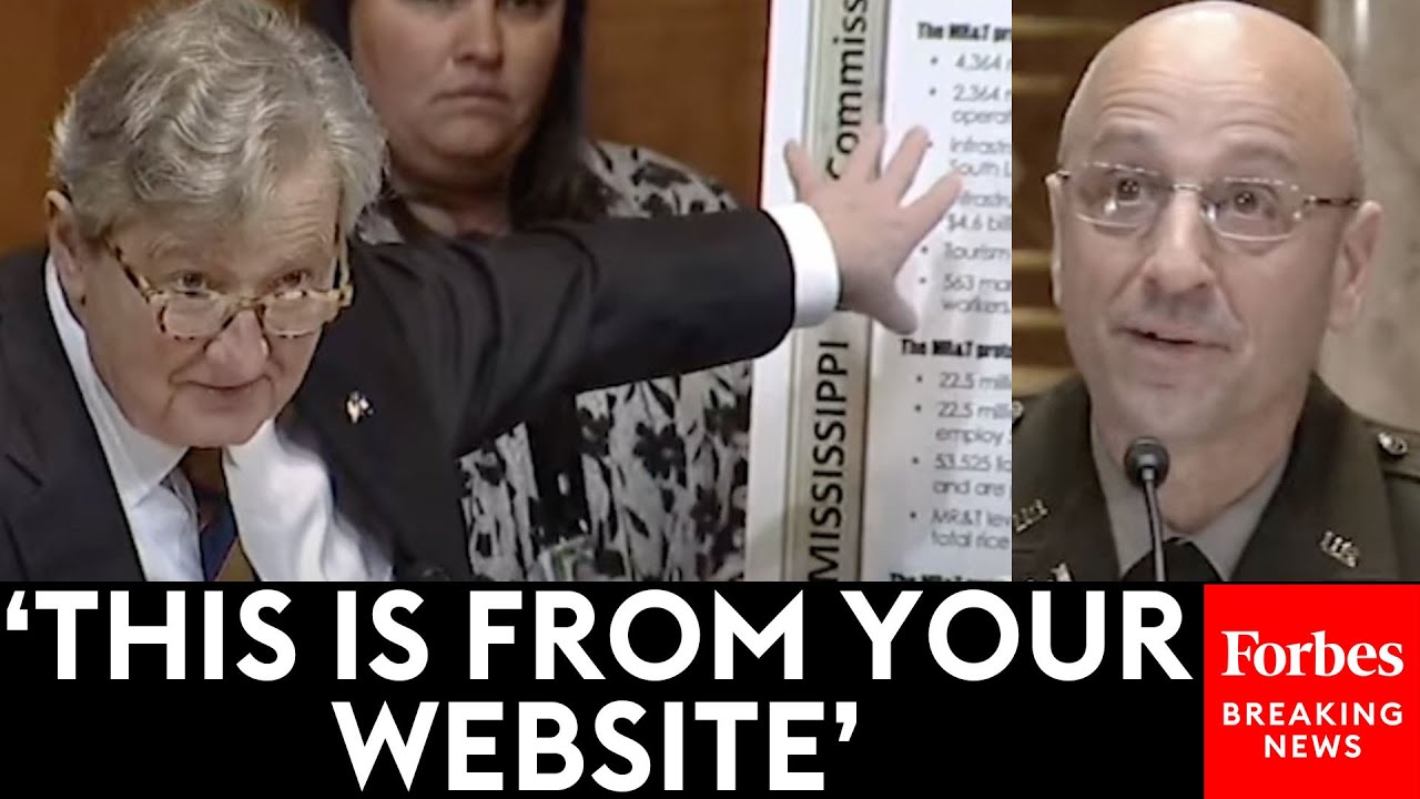 'Let Me Read You The Relevant Sentence': John Kennedy Grills General In Senate Hearing