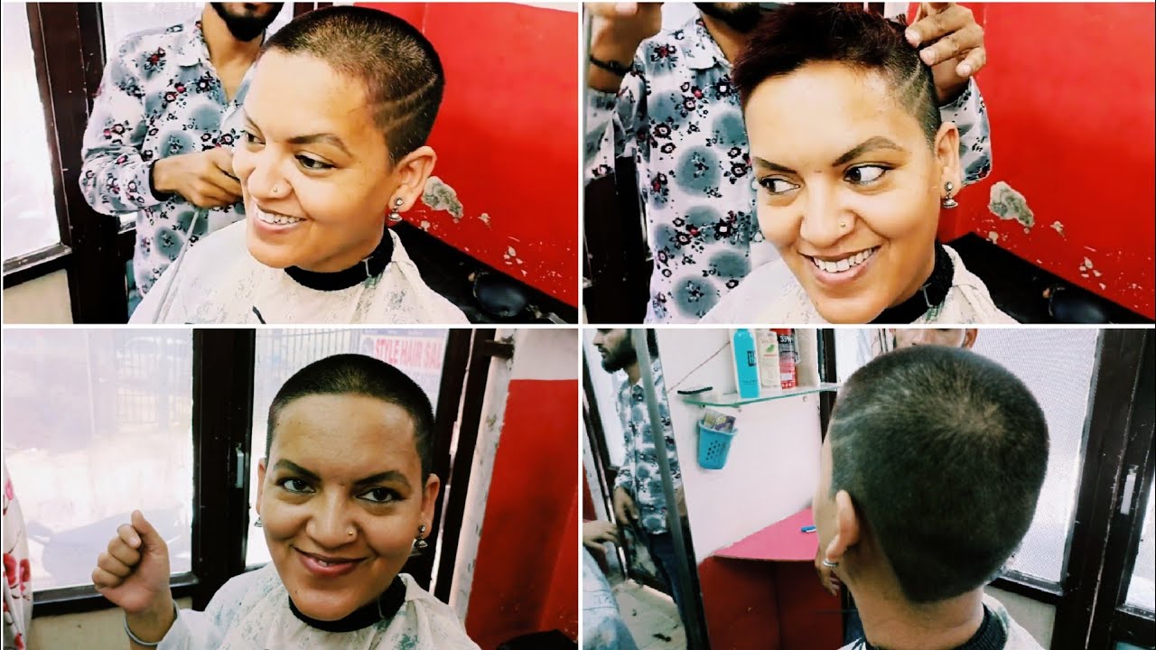 New Haircut | payal nanda headshave | payal nanda haircut | head shave | women haircut | baldhaircut