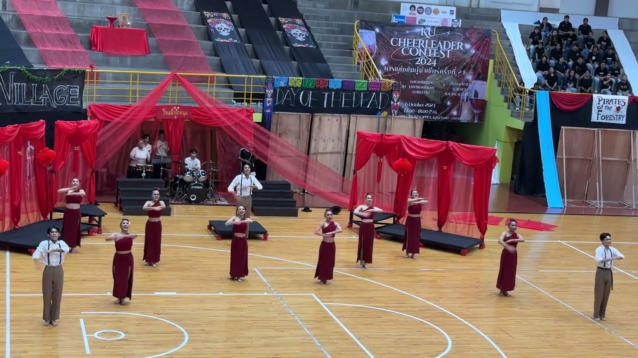 Humcl25 proud to present “โรงน้ำชามนุด”   ku cheerleader contest 2024