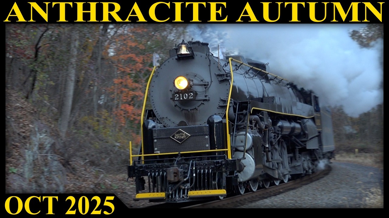 Reading & Northern 2102: Autumn in Anthracite Country (feat. Pioneer Tunnel)