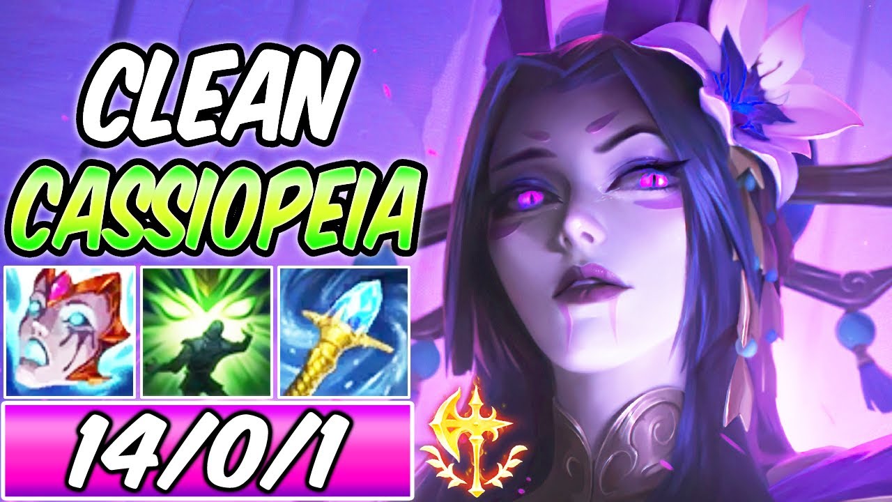 S+ CASSIOPEIA MID FULL AP CLEAN OUTPLAY - CASSIOPEIA GUIDE | Best Build & Runes | League of Legends