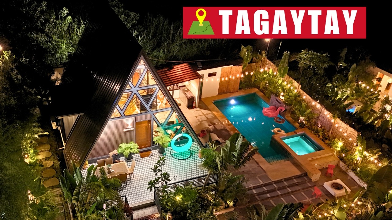 Tagaytay Staycation - Exclusive Nordic A Frame Villa  | Pet-Friendly and w/ Heated Pool & Jacuzzi!