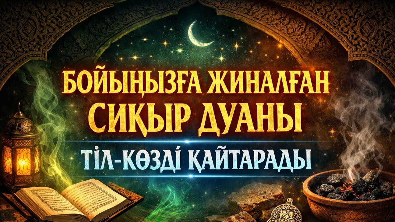 Бойыңыздағы сиқыр дуа тіл көз бәрін алады