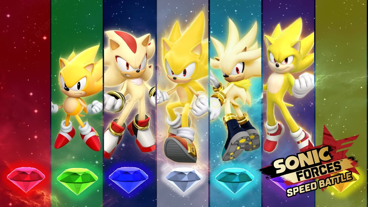 All Super Forms | Sonic Forces : Speed Battle
