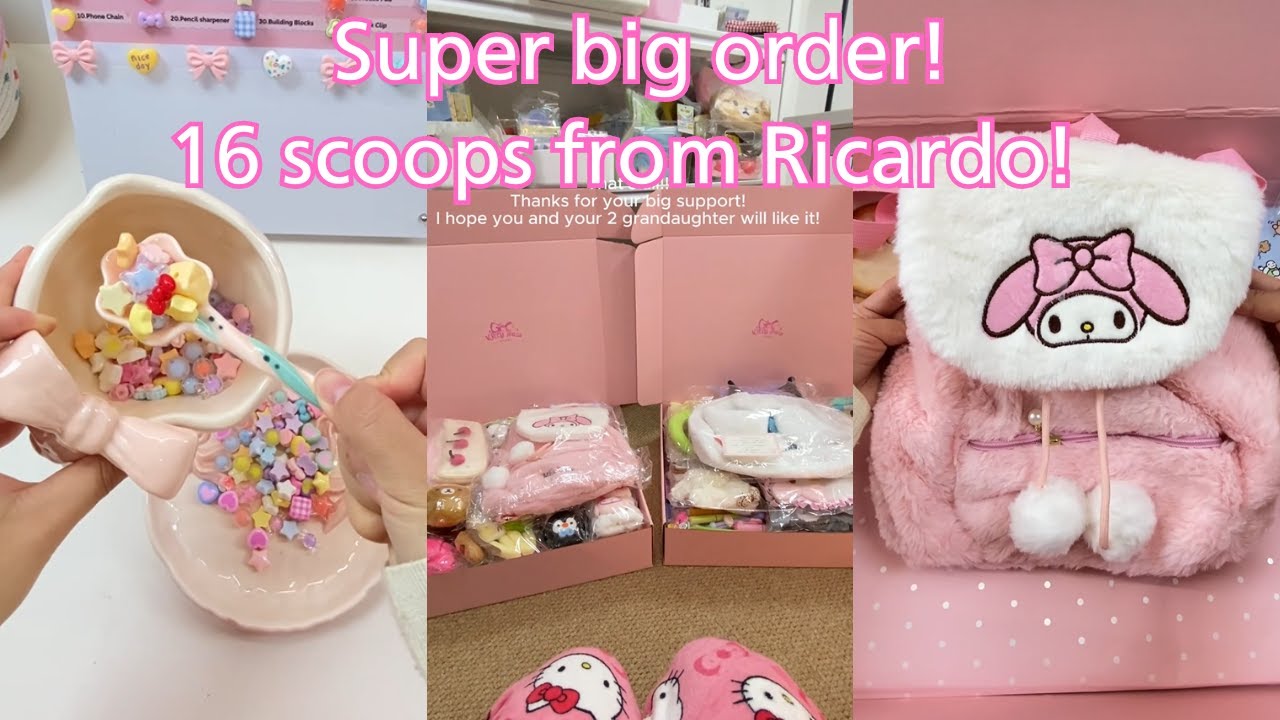 16 scoops from Ricardo! These are for her 2 grandaughters! Love from Grandma and Grandpa!