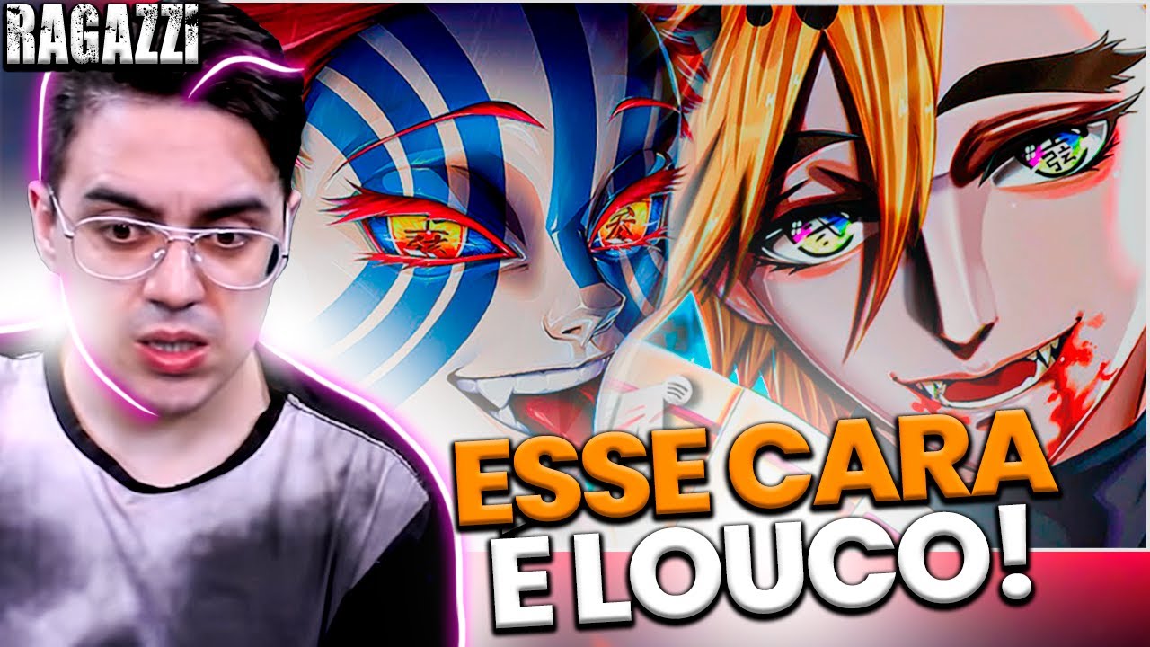 ESSE DOUMA É LOUCO! ♪ Akaza | O Lua Superior 3 & Douma | Lua Superior Dois •COMIC•