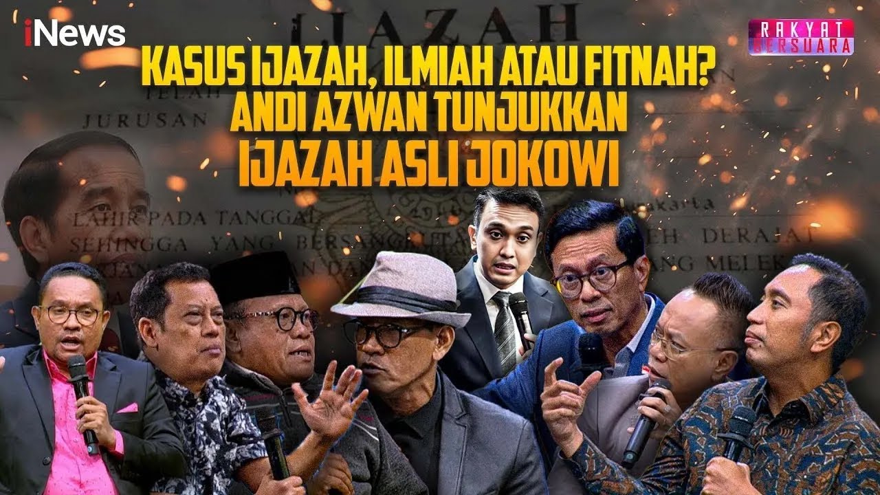 Bukti Terkuak? Andi Azwan Klaim Pegang Ijazah Asli Jokowi, Publik Heboh!
