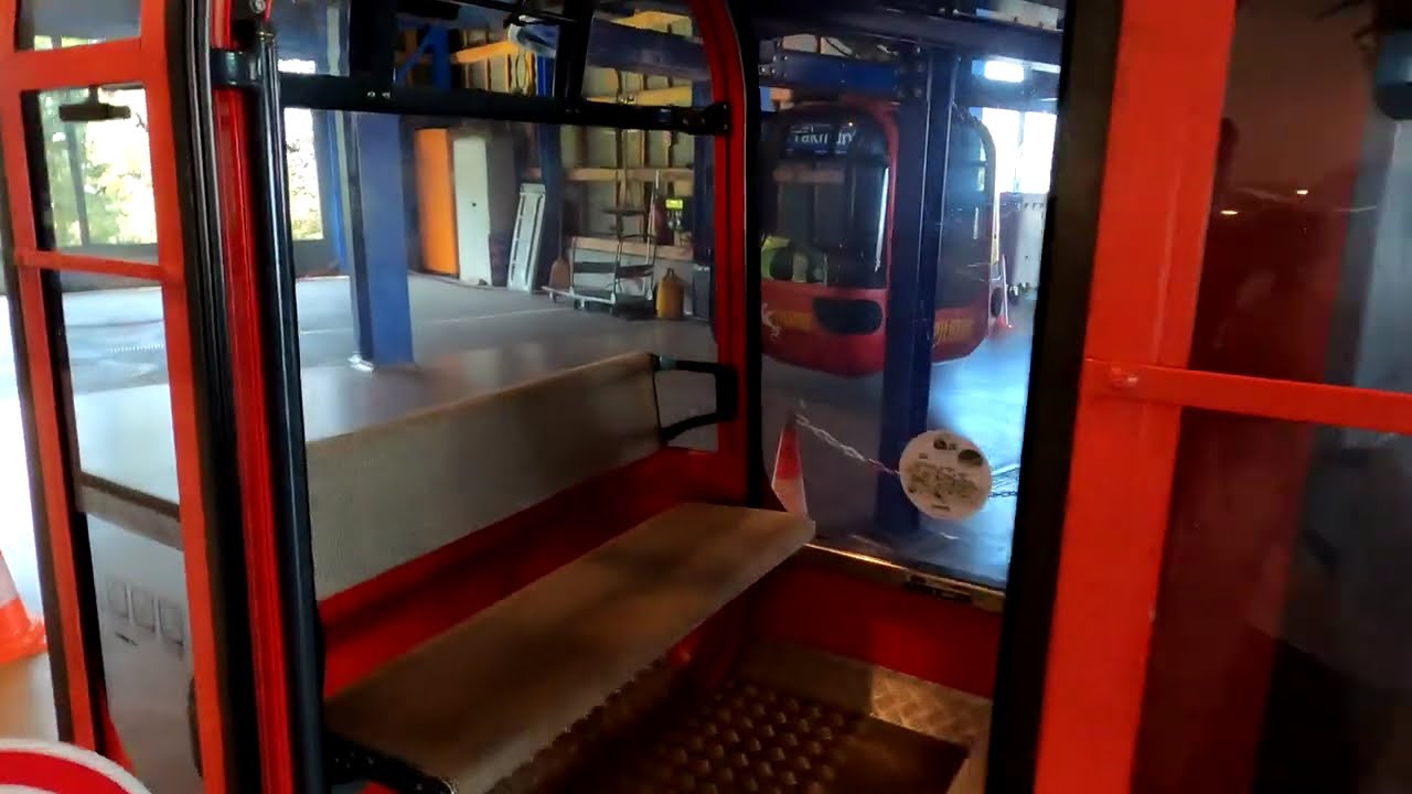 Cable Car Drive - PILATUS to KRIENS 1 - Switzerland