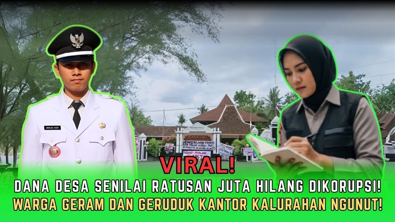 GEGER ! Dana Desa Senilai Ratusan Juta Lenyap! Kantor Kalurahan Ngunut Disegel Warga!