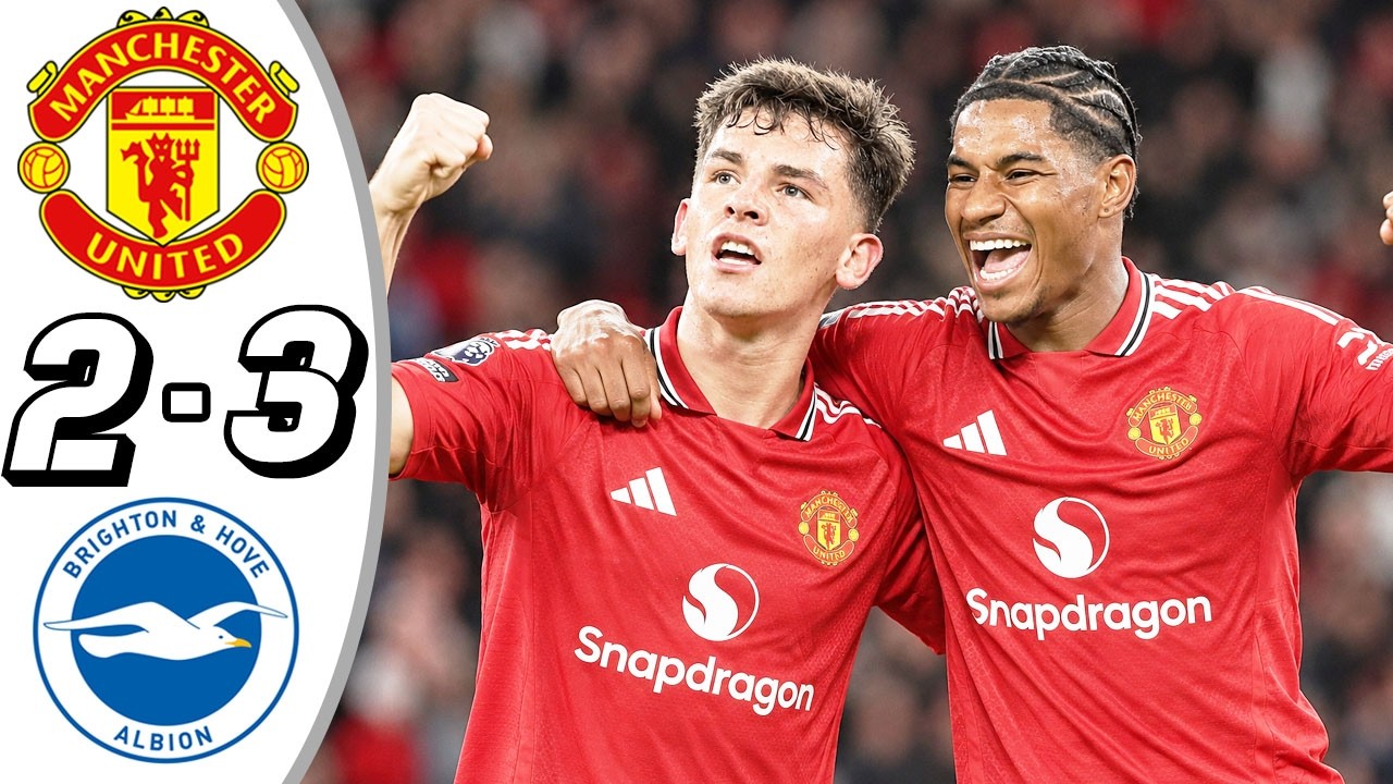 Manchester United vs Brighton 2-3- HL & GoaIs - Carabao Cup 2026