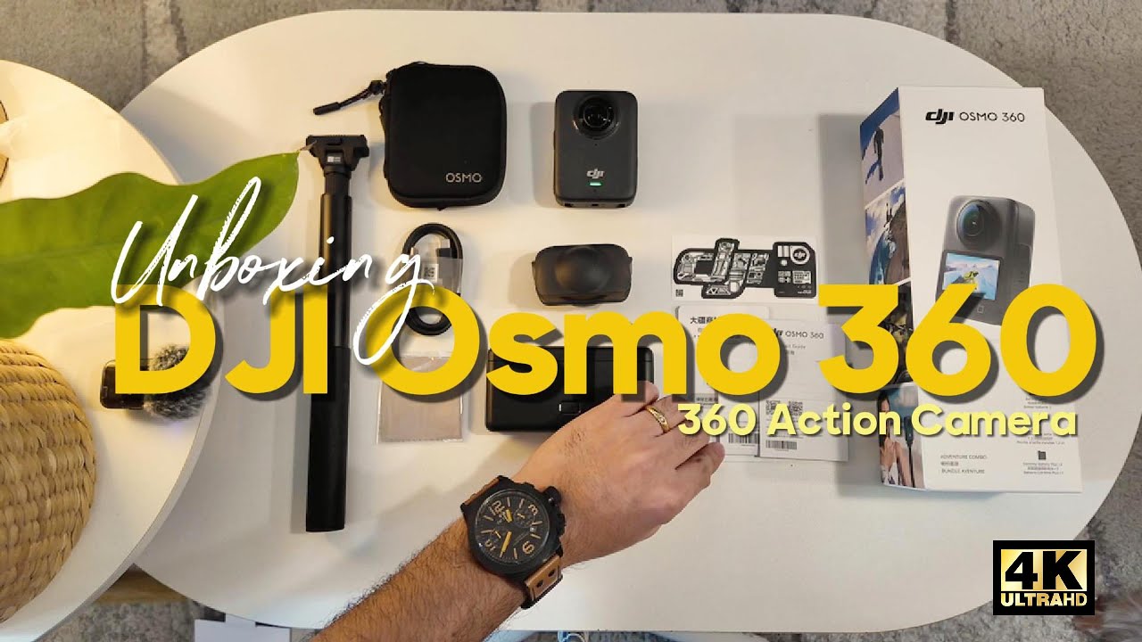 DJI Osmo 360 Adventure Combo Unboxing & First Impressions | 8K 360 Action Camera