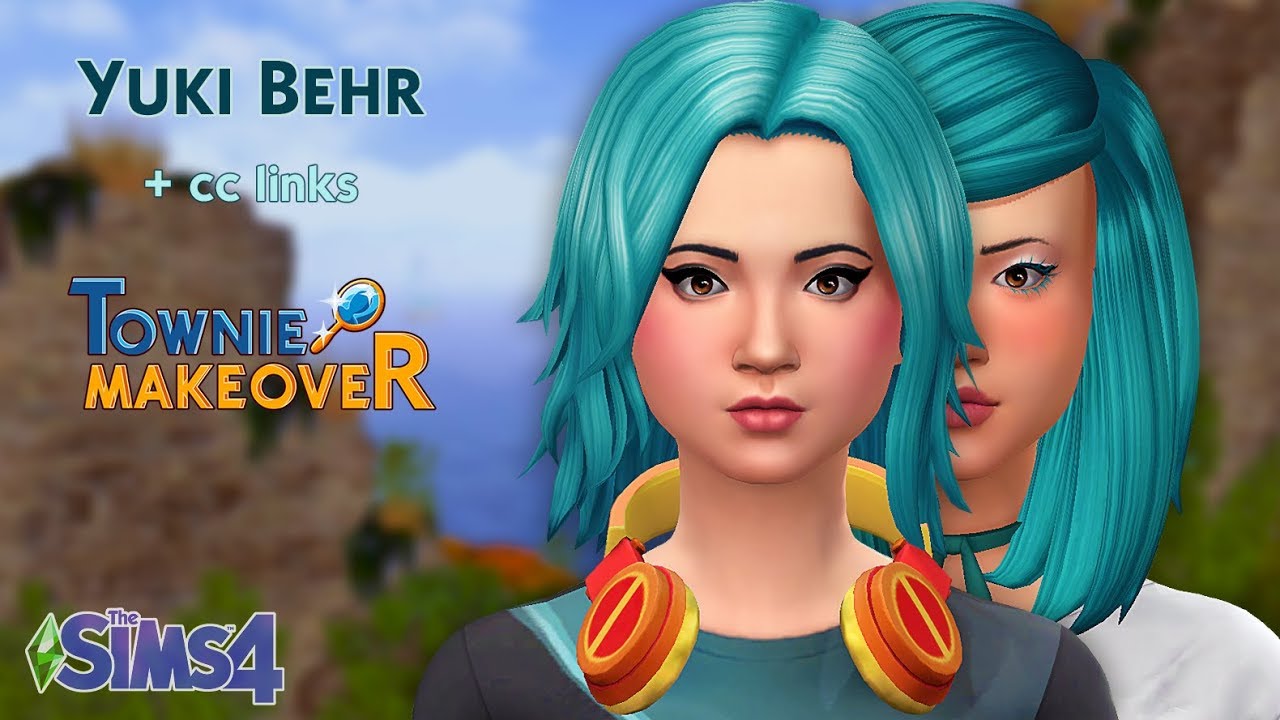 Townie Makeover - Yuki Behr - The Sims 4