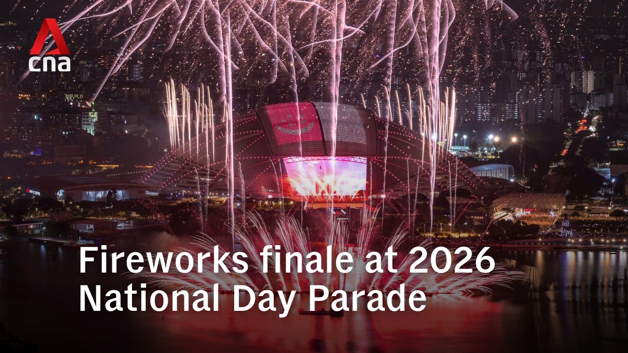NDP 2026: Finał fajerwerk&oacute;w z okazji 61. Parady z okazji Święta Narodowego Singapuru
