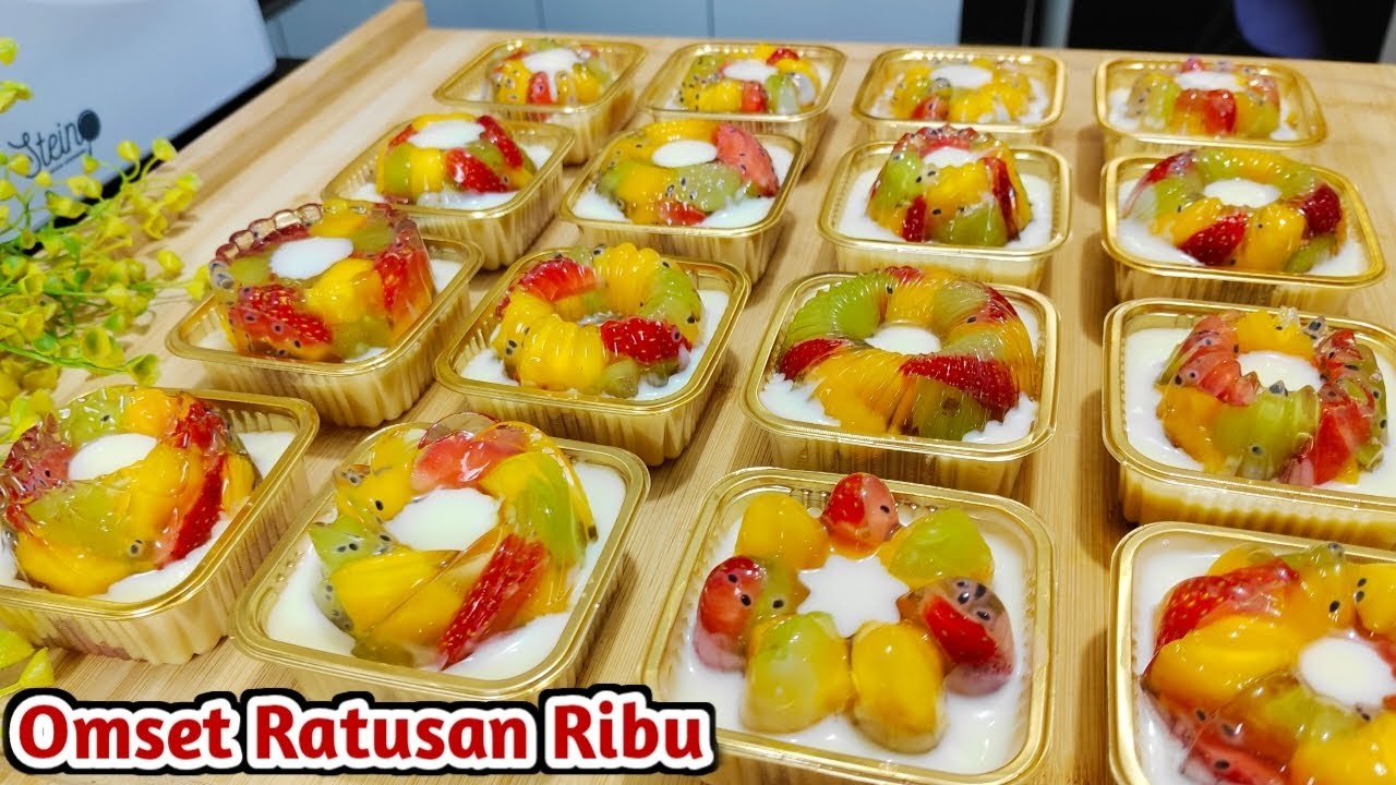 Puding Buah Kaca, Omset Ratusan Ribu
