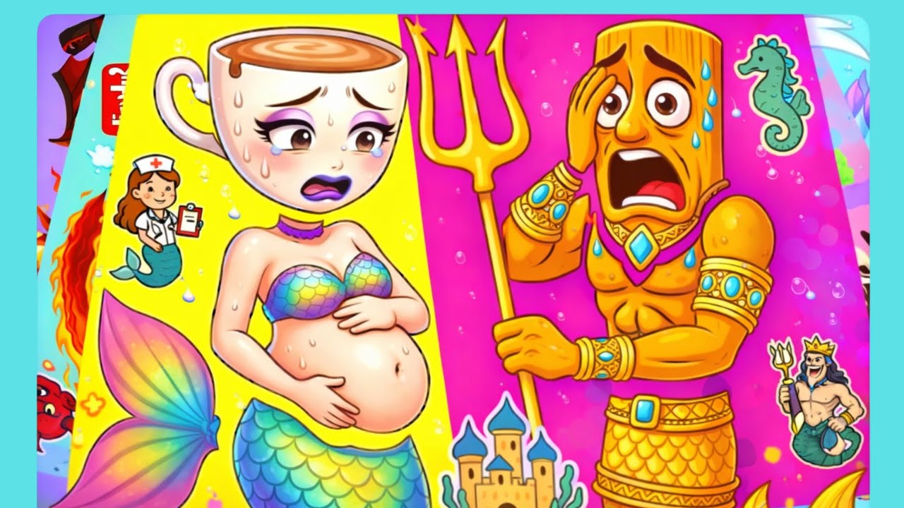 😍Ballerina Cappuccino & Tung Tung Sahur | Funny Stickers Animation🌺