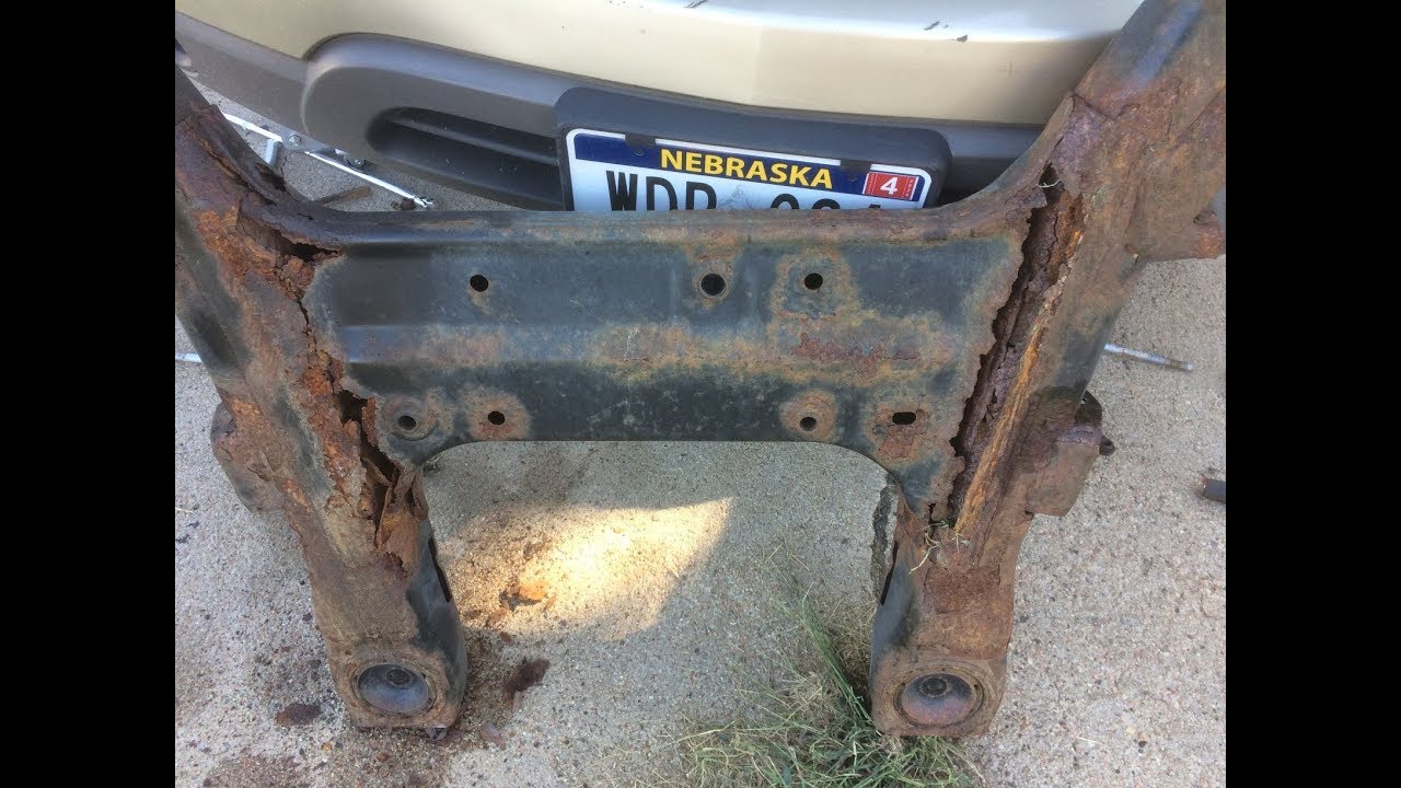 Replacing a subframe engine cradle on 2004 - 2006 Chrysler Pacifica 2WD 3.5L