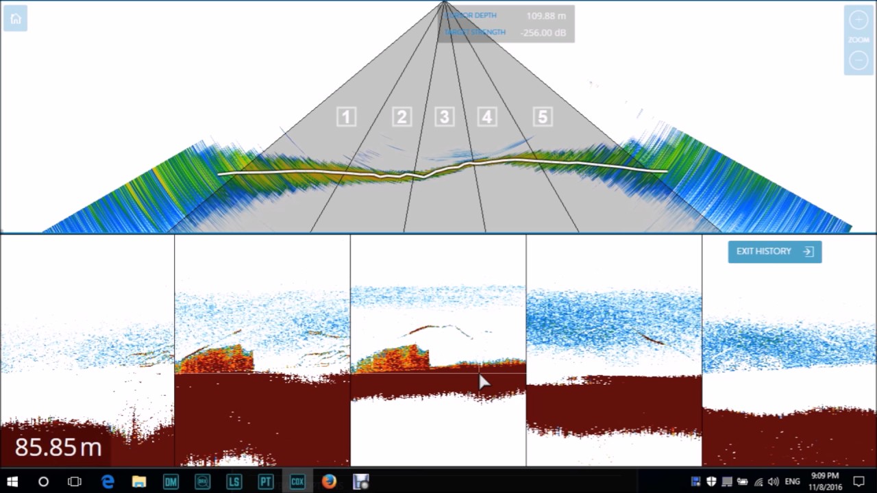 WASSP F3. Explaining what we see on the Sounder screen (in 3 minutes)!!!!